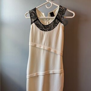 White formfitting dress